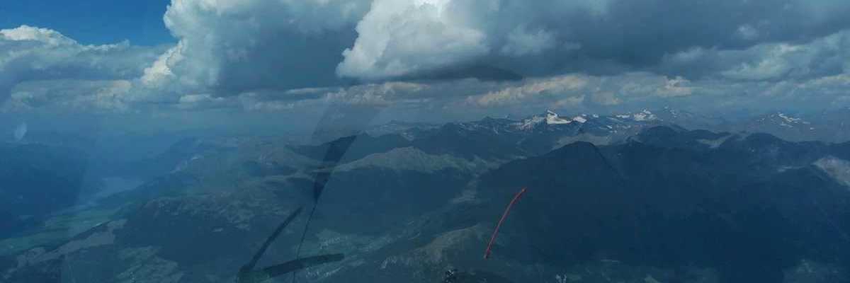 Flugwegposition um 13:37:05: Aufgenommen in der Nähe von 39023 Laas, Südtirol, Italien in 3664 Meter